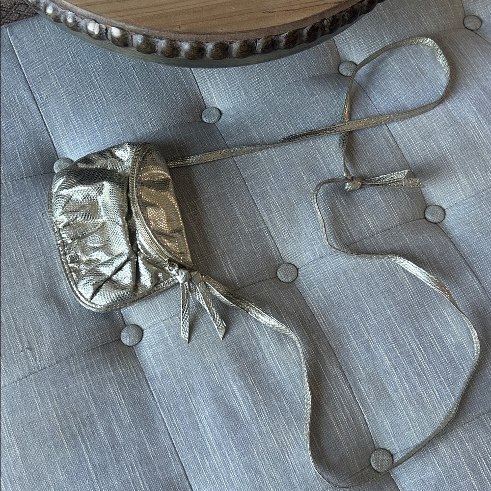 Mark. Gold Metallic Mini Crossbody Bag